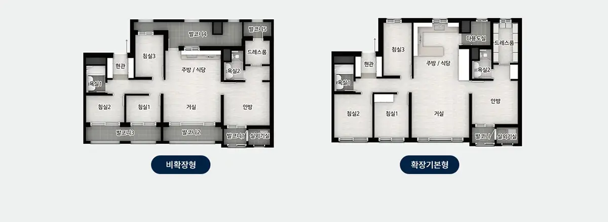 4bay 3room구조