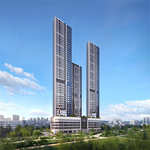 군산 경장동 중해마루힐 아파트 일러스트