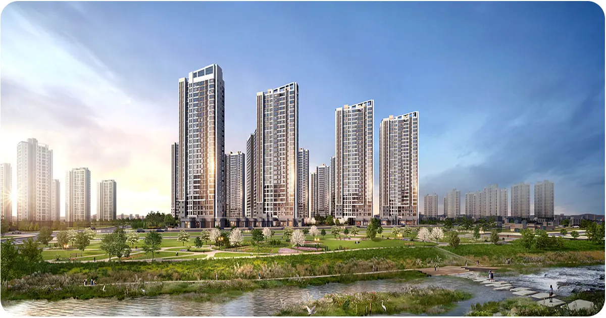 아산 서한이다음 아파트 투시도